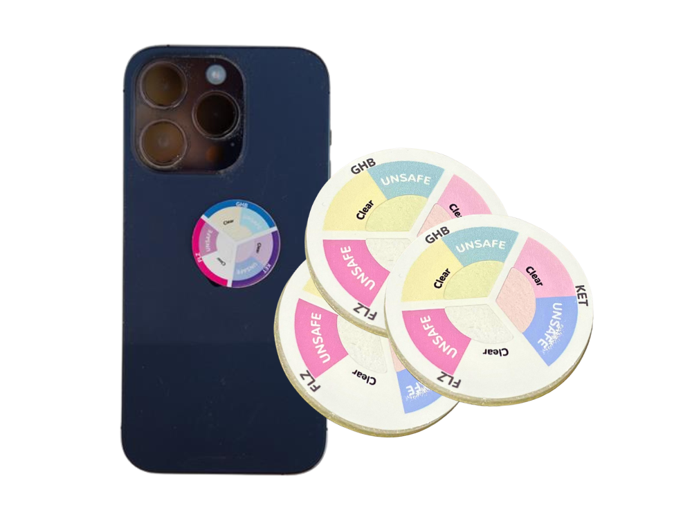 Drink Check Test Stickers